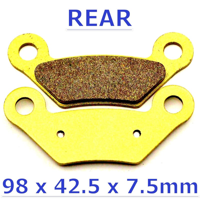 Master Chen Front Rear Brake Pads Brakes for John Deere Gator XUV 625i 825i 855D 2011 FA610F FA609R AM140607 AM141182 MC0471 - Image 3
